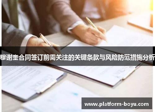 穆谢奎合同签订前需关注的关键条款与风险防范措施分析